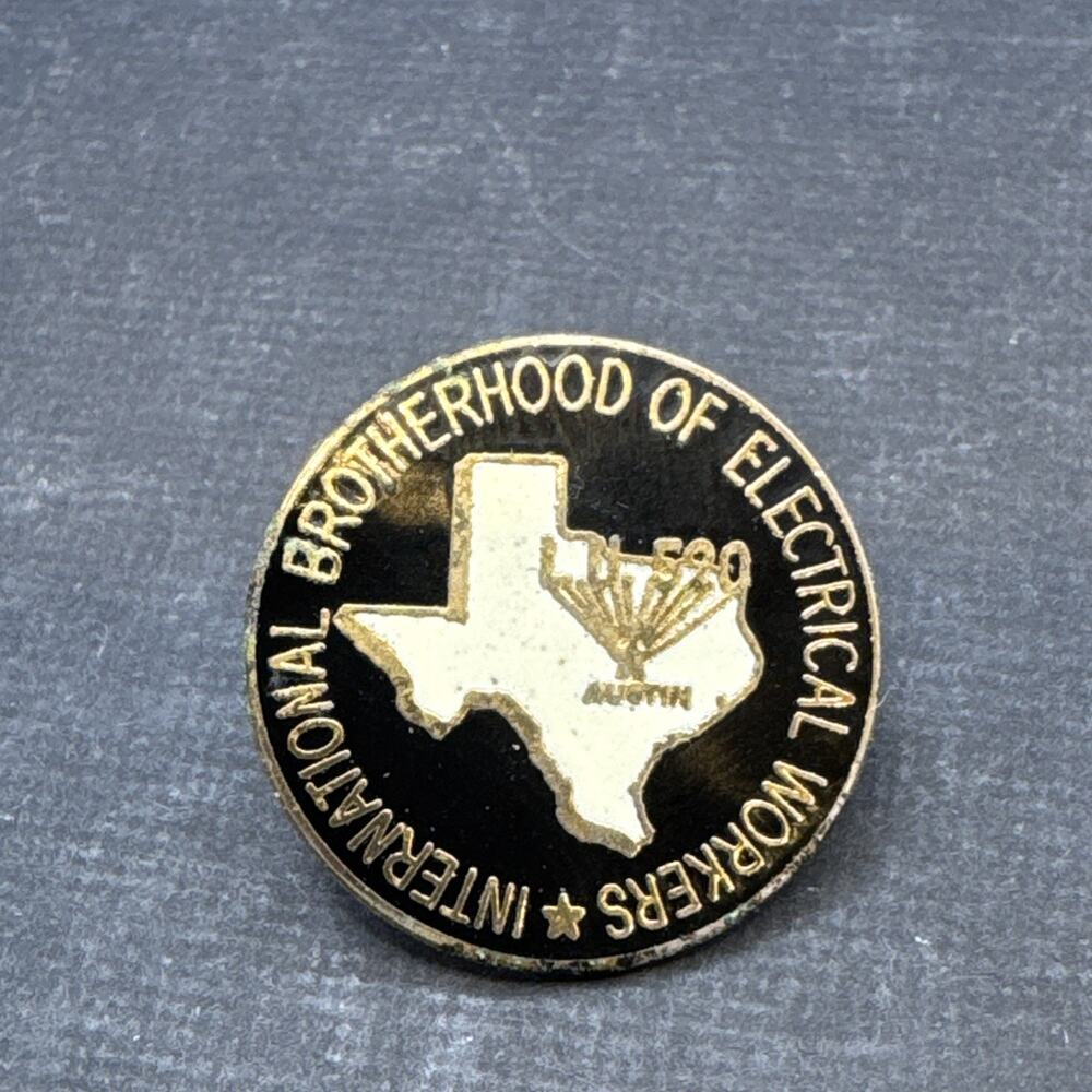 IBEW Local 520 Lapel Pin Austin Texas-READ